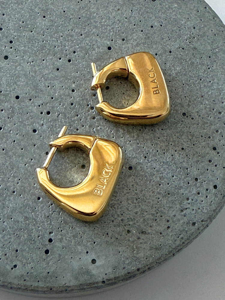 MARIA BLACK マリアブラック Tote Small Gold ミニフープ ピアス ゴールド