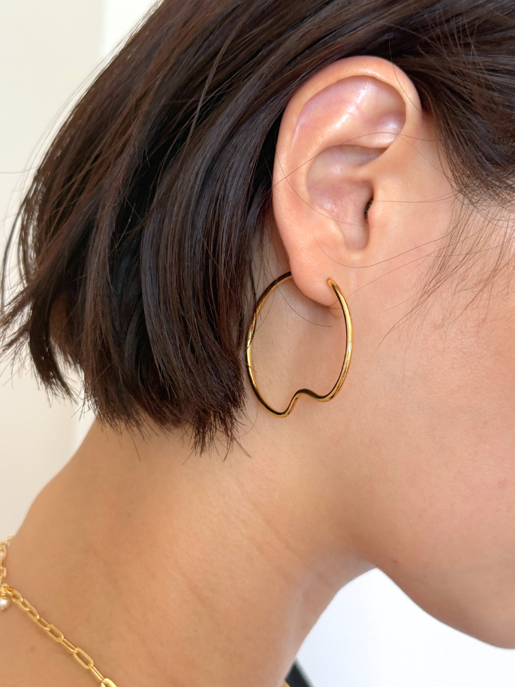 MARIA BLACK マリアブラック Copenhagen 35 Hoop Gold フープピアス ゴールド