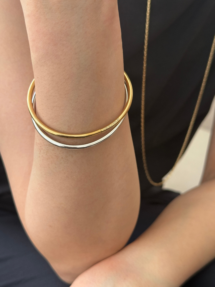 JENNY BIRD ジェニーバード DANE バングル 2点Set ゴールド＆シルバー