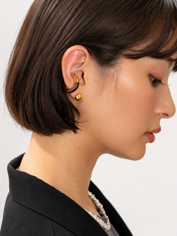 PREEK プリーク UKISHIMA TIGER EYE EAR CUFF タイガーアイ イヤーカフ