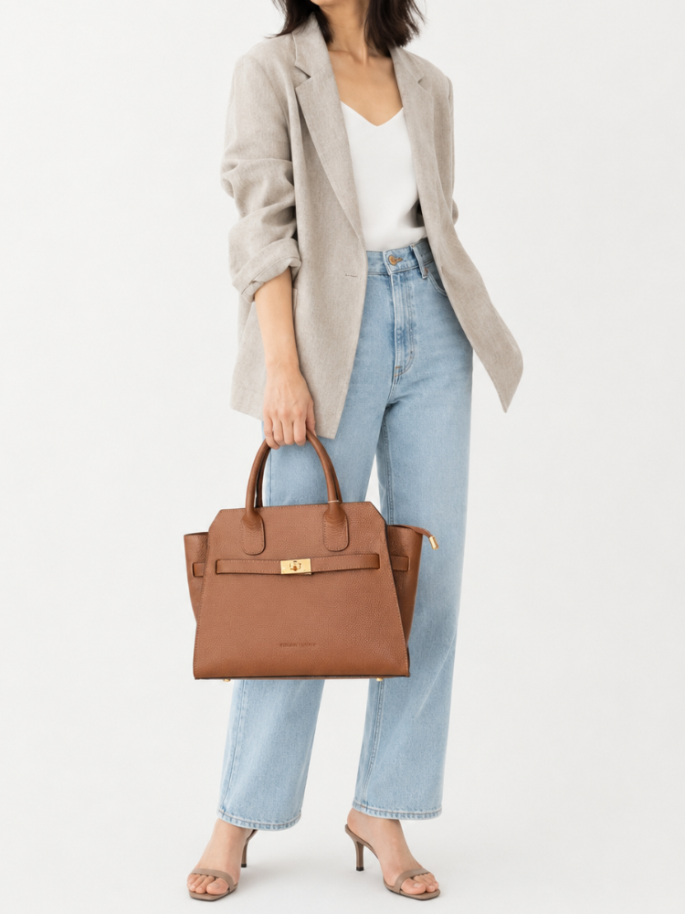 TUSCANY LEATHER トスカニーレザー ベルト金具付き ORIGAMI レザー