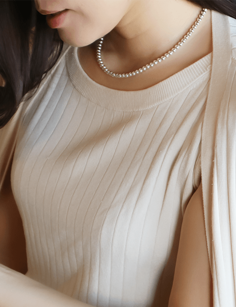 HARPO ハルポ SILVER BOULE ネックレス 5mm×40cm – CALIDA HARPO ハルポ SILVER BOULE ネックレス 5mm×40cm – CALIDA