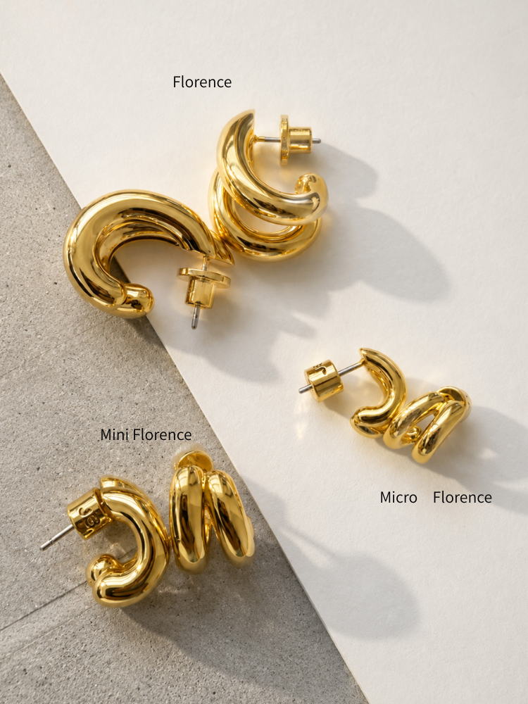 JENNY BIRD ジェニーバード Mini Florence ピアス ゴールド シルバー JENNY BIRD ジェニーバード Mini Florence ピアス ゴールド シルバー