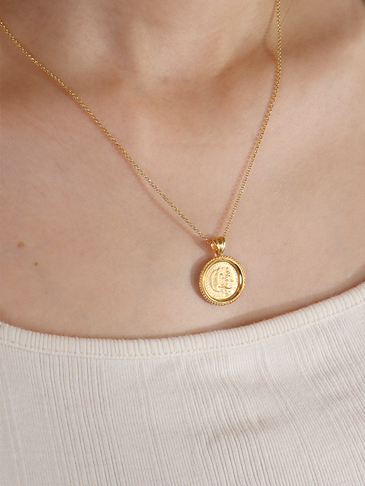 HERMINA ATHENS ヘルミーナアセン HERCULES コインネックレス HERMINA ATHENS ヘルミーナアセン HERCULES コインネックレス