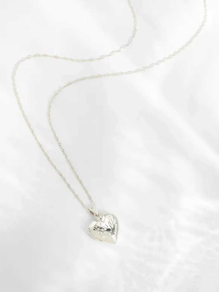 ★Louise Damas★MICHELLE ネックレス ペンダント 刻印可 SILVER LOUISE DAMAS ルイーズダマス EVE MEDAL ハート ロケット