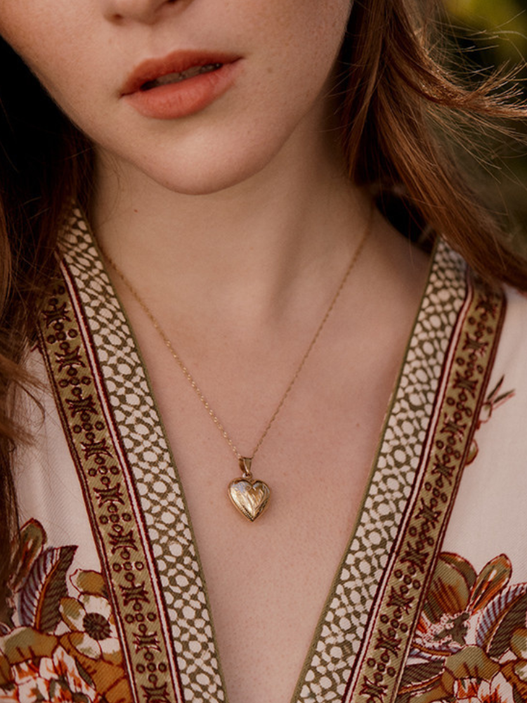LOUISE DAMAS ルイーズダマス Eve ハート ネックレス ロケット LOUISE DAMAS ルイーズダマス EVE MEDAL ハート ロケット