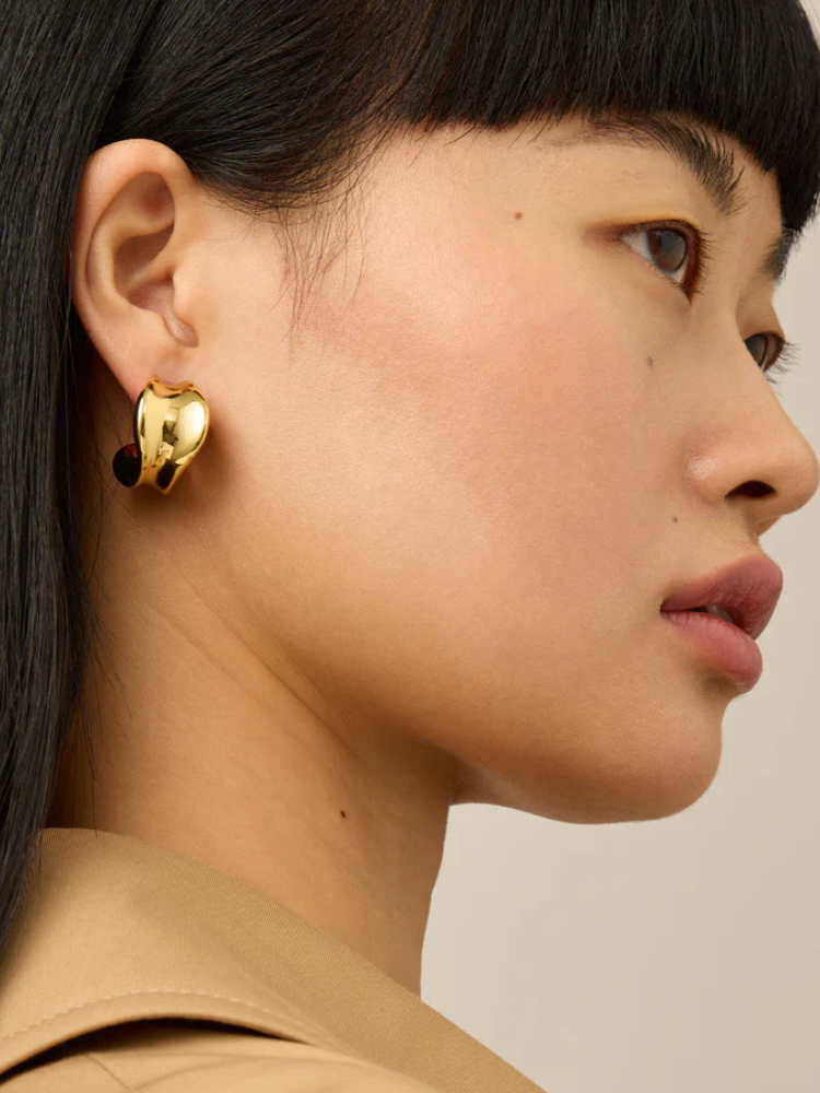 Jenny Bird ジェニーバード チャンキー ドゥーン フープ ピアス JENNY BIRD ジェニーバード CHUNKY DOUNE HOOP ピアス – CALIDA