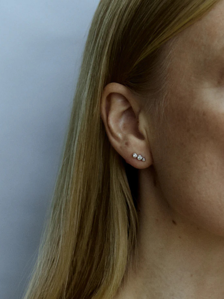 RAGBAG ラグバッグ　Odile Studs ピアス　3ジルコニア