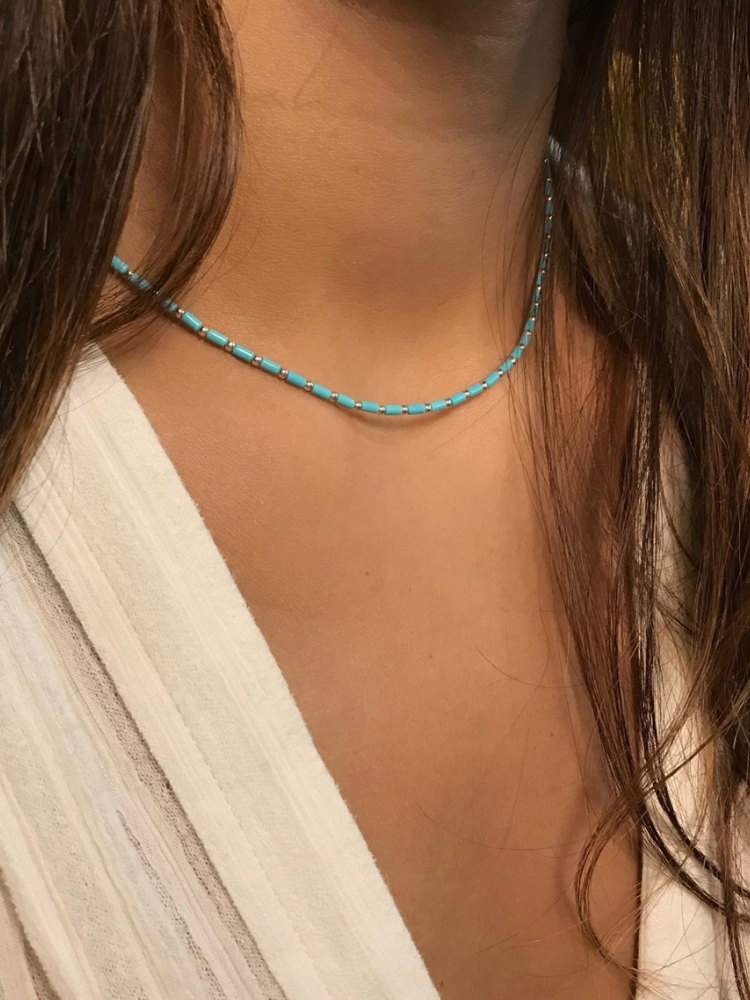 HARPO ハルポ BEADS ネックレス ターコイズ – CALIDA HARPO ハルポ BEADS ネックレス ターコイズ – CALIDA