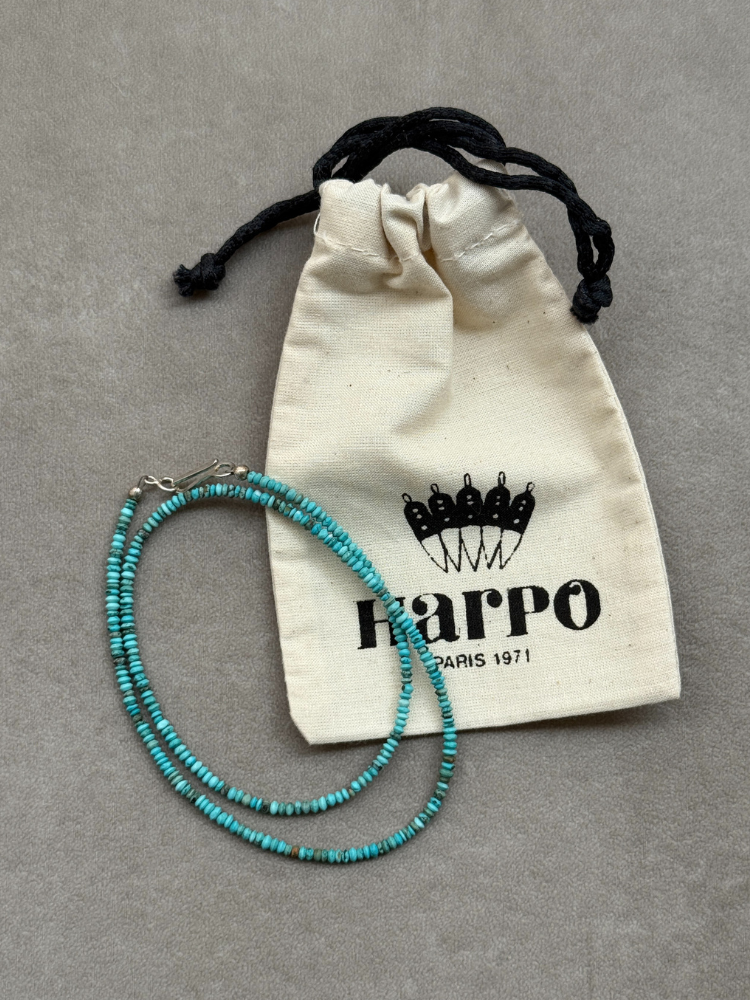 HARPO ハルポ ターコイズビーズ ネックレス HARPO ハルポ ターコイズビーズ ネックレス – CALIDA