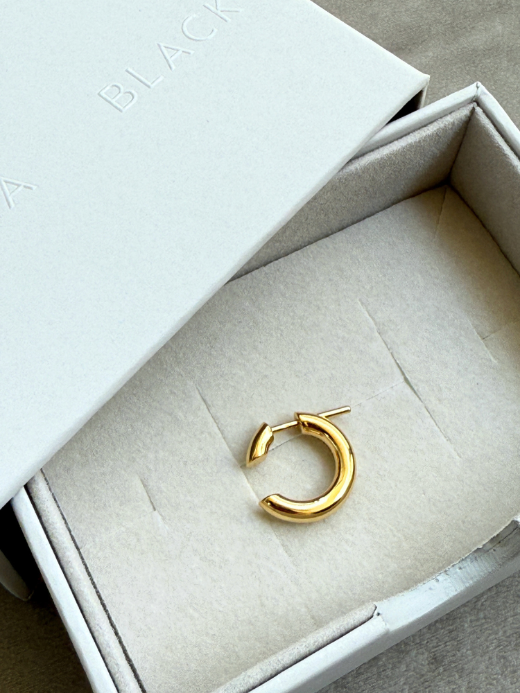 MARIA BLACK マリアブラック Disrupted 14 Hoop Gold フープ 片耳 MARIA BLACK マリアブラック Disrupted 14 Hoop Gold フープ 片耳