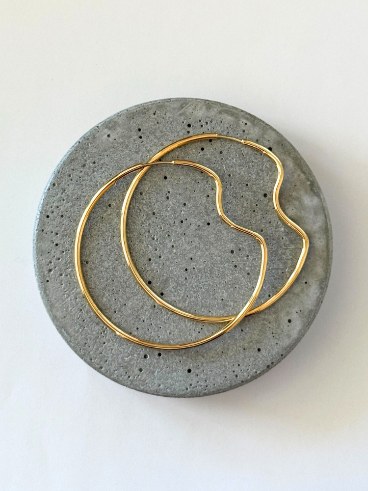 MARIA BLACK マリアブラック Copenhagen 50 Hoop Gold フープ MARIA BLACK マリアブラック Copenhagen 50 Hoop Gold フープ