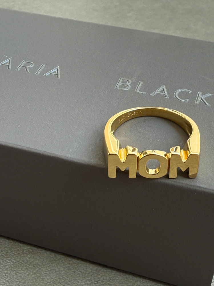 全国のネット通販 Maria Black マリアブラック MOM ゴールドリング