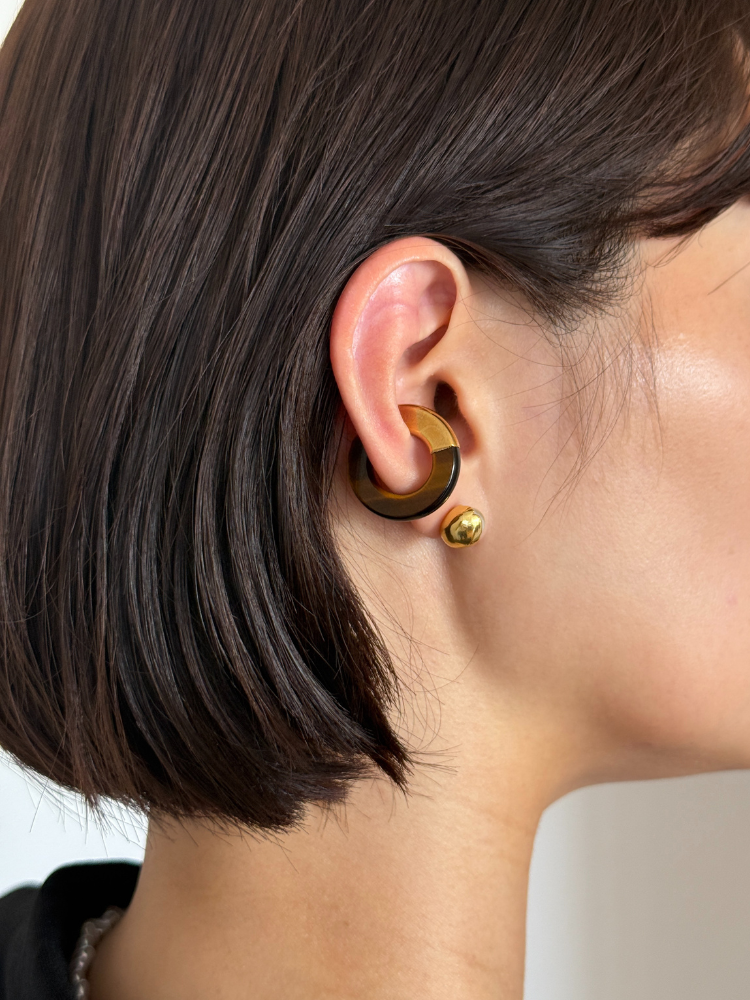 Preek　イヤーカフ　米津玄師　UKISHIMA PREEK - 【残りわずか】Ukishima Sea Blue Chalcedony Ear Cuff