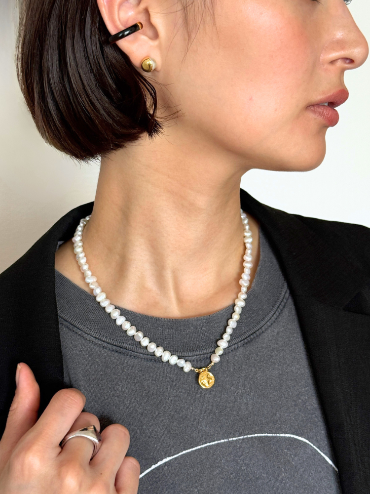 PREEK プリーク Baroque Pearl Coin 2way ネックレス バロック