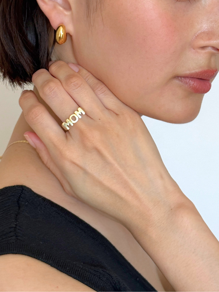 MARIA BLACK マリアブラック MOM RING Gold マムリング ゴールド – CALIDA MARIA BLACK マリアブラック MOM RING Gold マムリング ゴールド – CALIDA