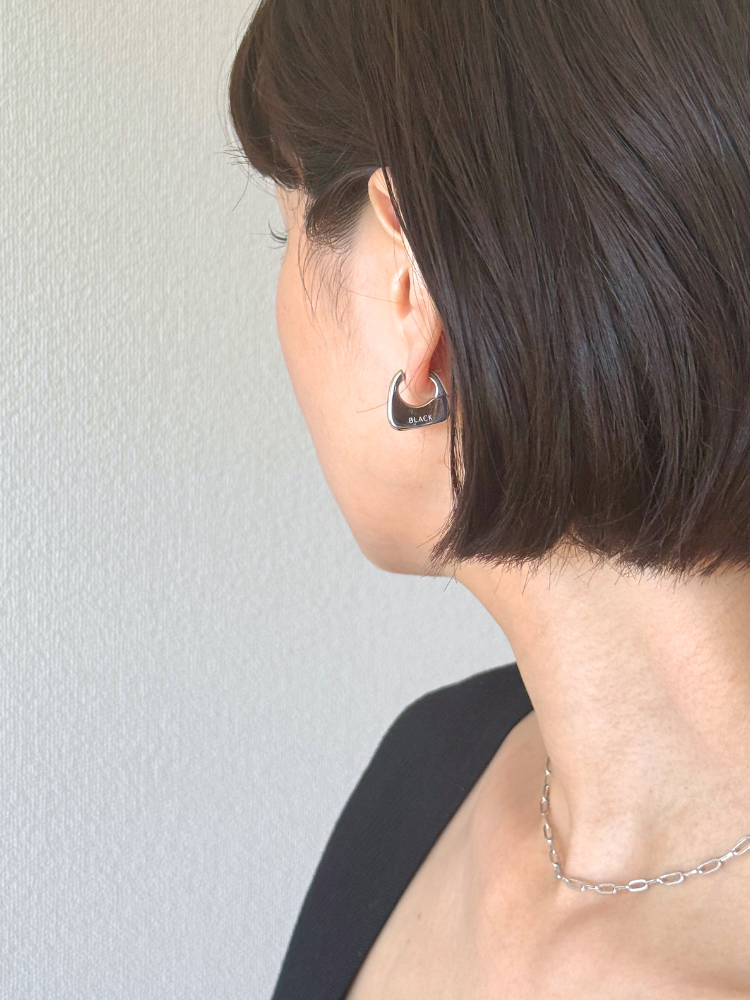 MARIA BLACK マリアブラック Tote Small Silver ミニフープ ピアス MARIA BLACK マリアブラック Tote Small Silver ミニフープ ピアス