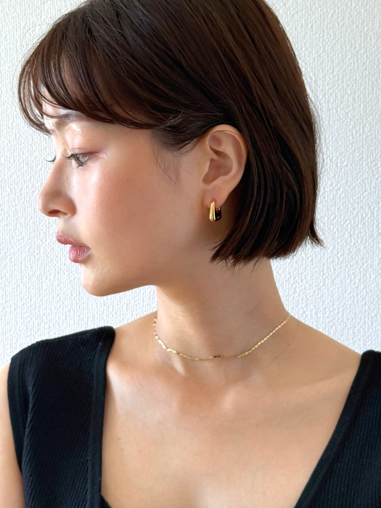 MARIA BLACK マリアブラック Tote Small Gold ミニフープ ピアス MARIA BLACK マリアブラック Tote Small Gold ミニフープ ピアス