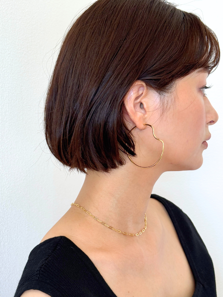 MARIA BLACK マリアブラック Copenhagen 50 Hoop Gold フープピアス 両 MARIA BLACK マリアブラック Copenhagen 50 Hoop Gold フープピアス 両