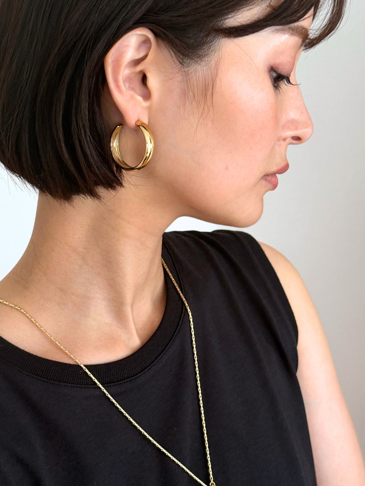 JENNY BIRD フープピアス JENNY BIRD ジェニーバード Staple Hoop Large ラージ フープ