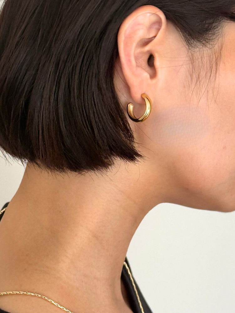 JENNY BIRD ジェニーバード Staple Hoop Small スモールフープ ピアス