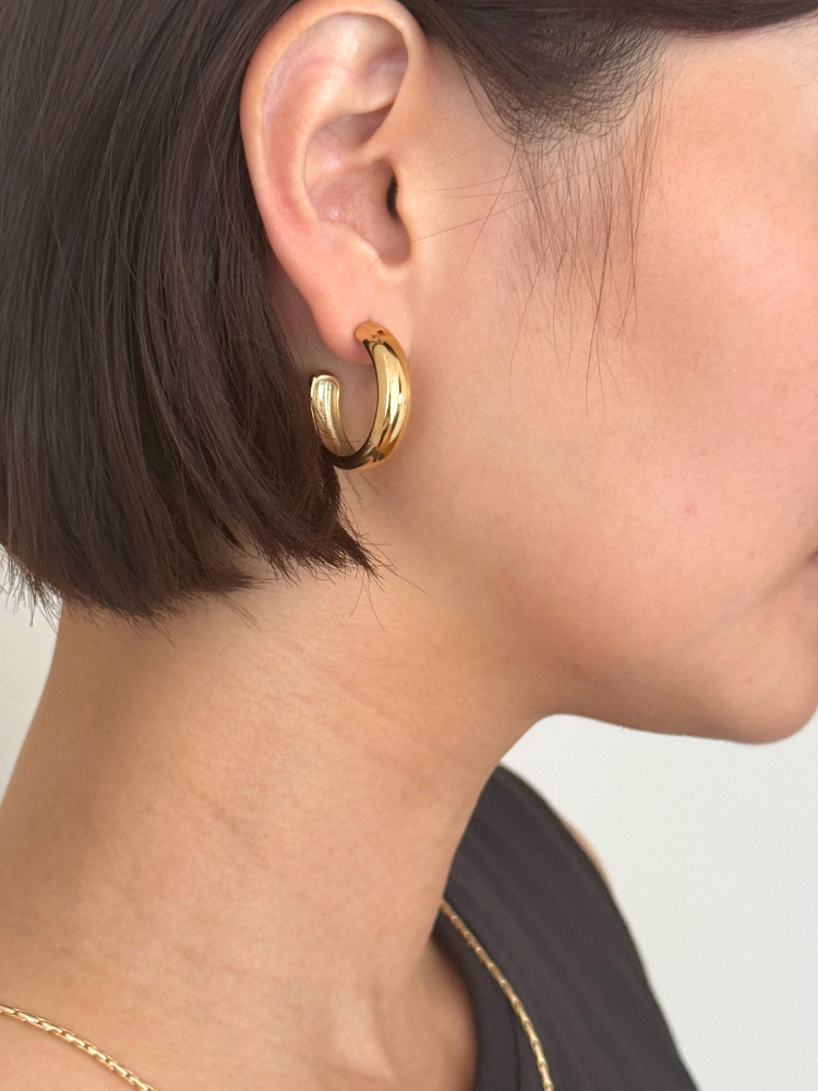 JENNY BIRD ジェニーバード Staple Hoop Medium ミディアム フープピアス