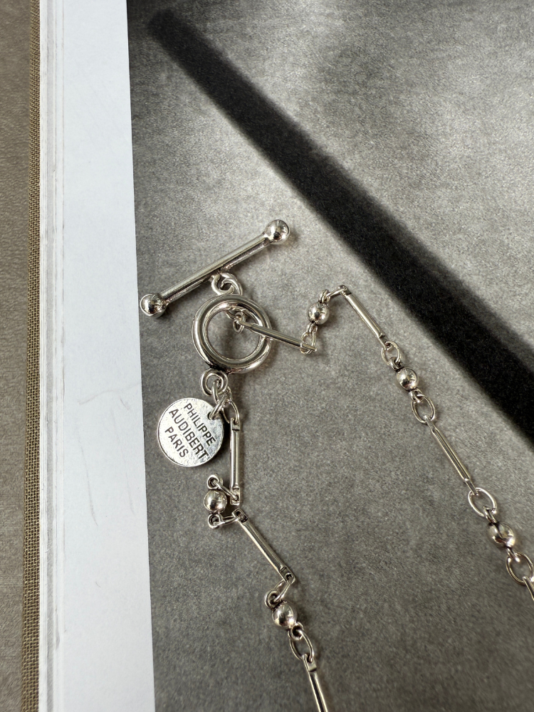 PHILIPPE AUDIBERT フィリップオーディベール GARNETSilver ネックレス PHILIPPE AUDIBERT フィリップオーディベール GARNETSilver ネックレス