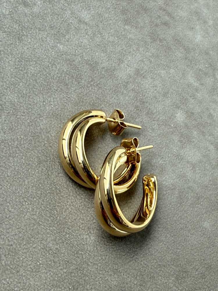 PHILIPPE AUDIBERT フィリップオーディベール LEOVILLE PM Gold ピアス PHILIPPE AUDIBERT フィリップオーディベール LEOVILLE PM Gold ピアス