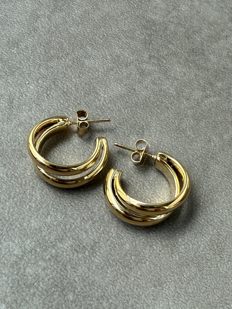 PHILIPPE AUDIBERT フィリップオーディベール LEOVILLE PM Gold ピアス PHILIPPE AUDIBERT フィリップオーディベール LEOVILLE PM Gold ピアス