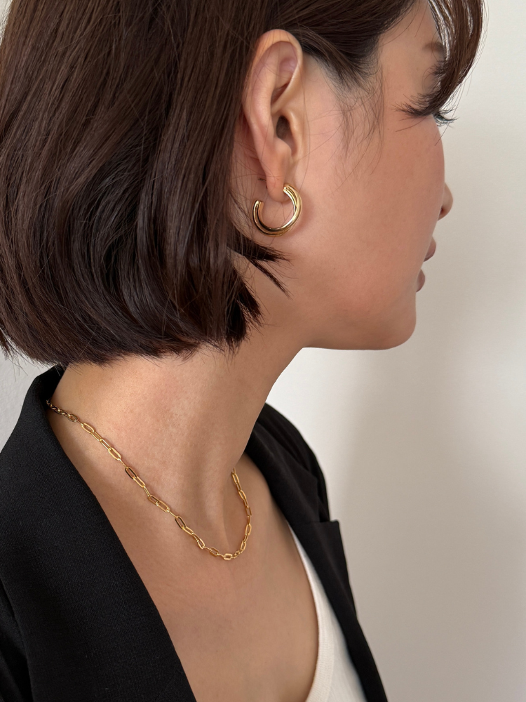 PHILIPPE AUDIBERT フィリップオーディベール LEOVILLE PM Gold ピアス PHILIPPE AUDIBERT フィリップオーディベール LEOVILLE PM Gold ピアス