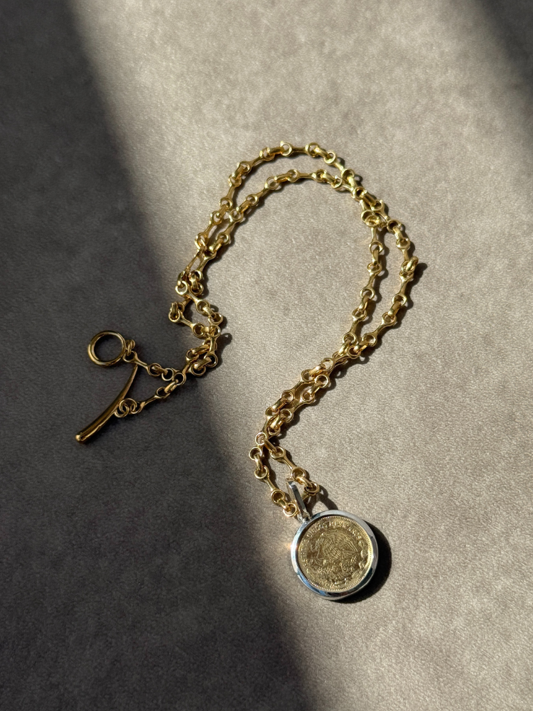 GABRIELA ARTIGAS ガブリエラ アルティガス Mexican Coin with Doble Beam ネックレス　コイン