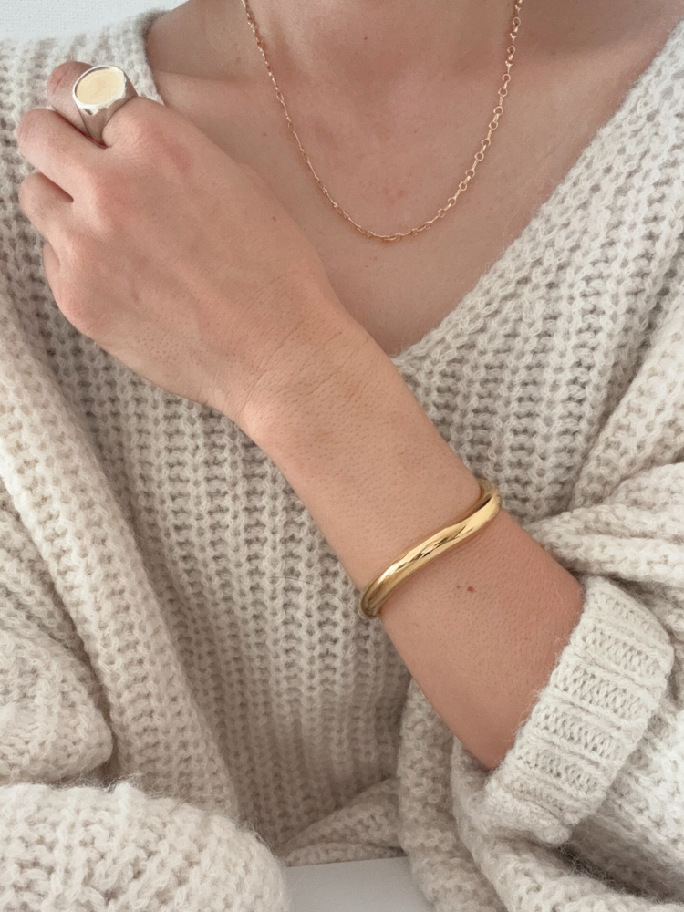 GABRIELA ARTIGAS ガブリエラ アルティガス Gold Wave Cuff ゴールド GABRIELA ARTIGAS ガブリエラ アルティガス Gold Wave Cuff ゴールド
