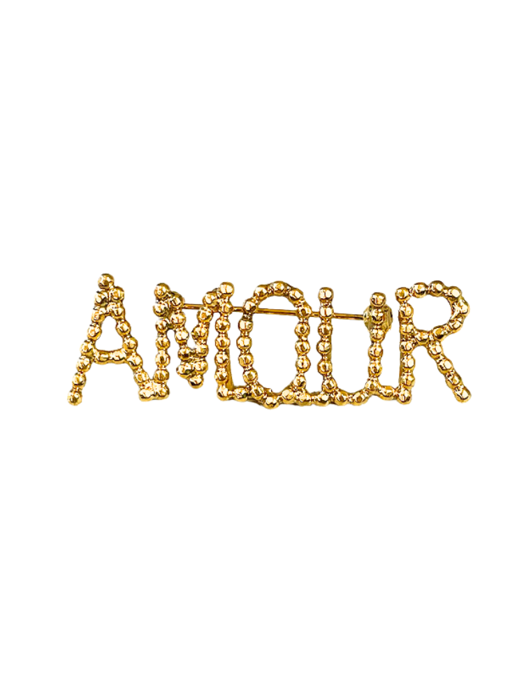 ADER.bijoux アデルビジュー CUTSTEEL amour ブローチ