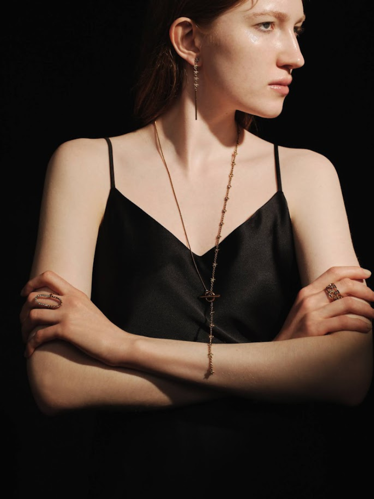 ADER. bijoux アデルビジュー TINY STAR grigri 2way raliet ラリエット ネックレス