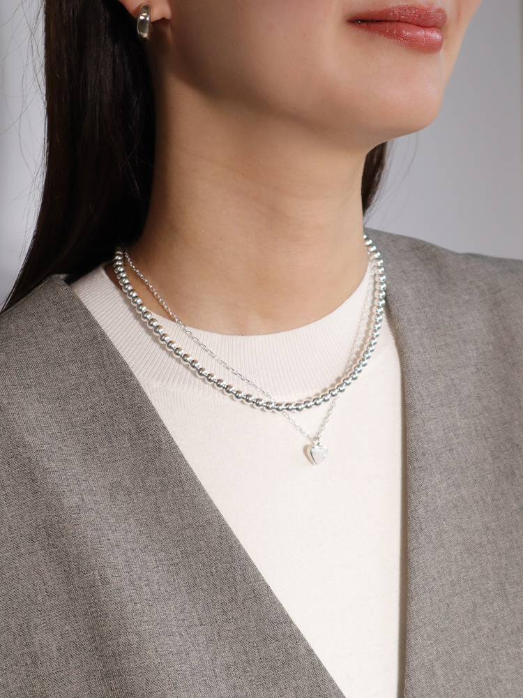 HARPO ハルポ SILVER BOULE ネックレス 5mm×40cm – CALIDA HARPO ハルポ SILVER BOULE ネックレス 5mm×40cm – CALIDA