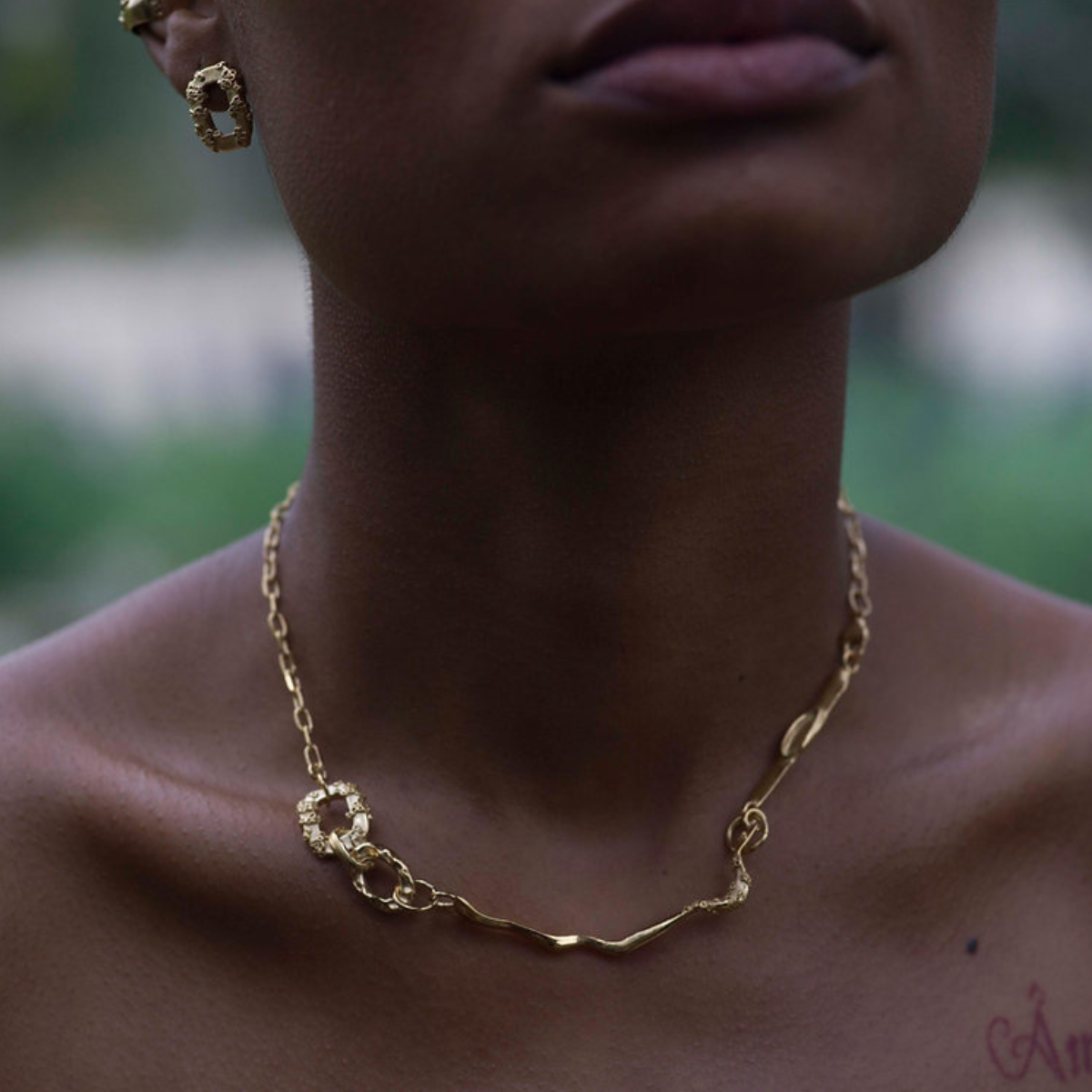 YOSTER◎Eclectic Nest ネックレス 46cm ヨースター YOSTER ヨースター Eclectic Nest Small Necklace – CALIDA