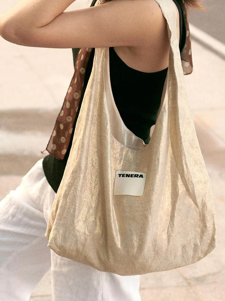 【7月入荷予定】TENERA テネラ　Ballerina LINEN ショルダーバッグ