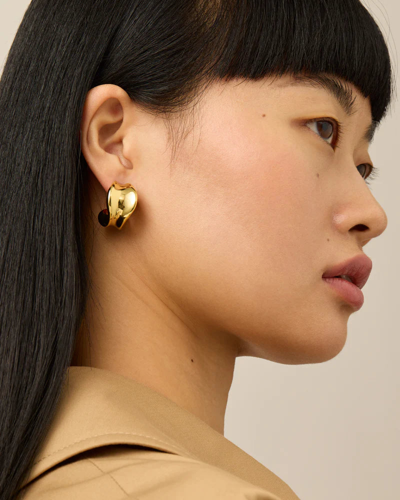 Jenny Bird ジェニーバード チャンキー ドゥーン フープ ピアス JENNY BIRD ジェニーバード CHUNKY DOUNE HOOP ピアス – CALIDA