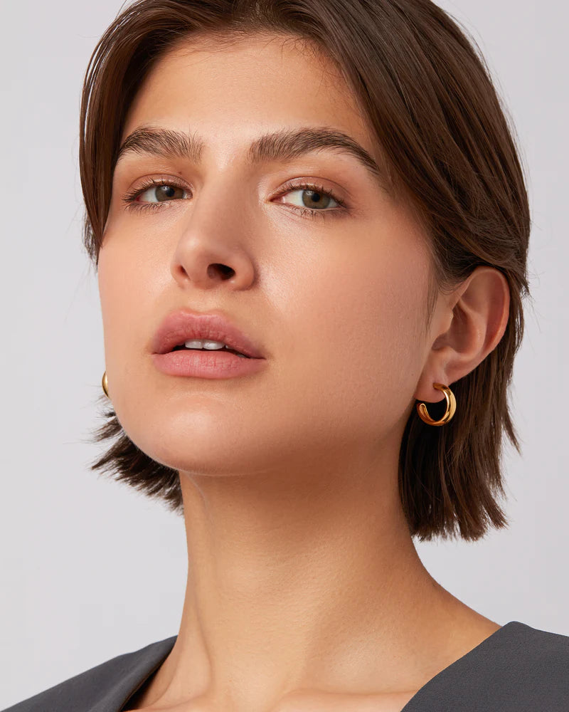 カナダ発【JENNY BIRD】ステープルフープイヤリング スモール JENNY BIRD ジェニーバード Staple Hoop Small スモールフープ