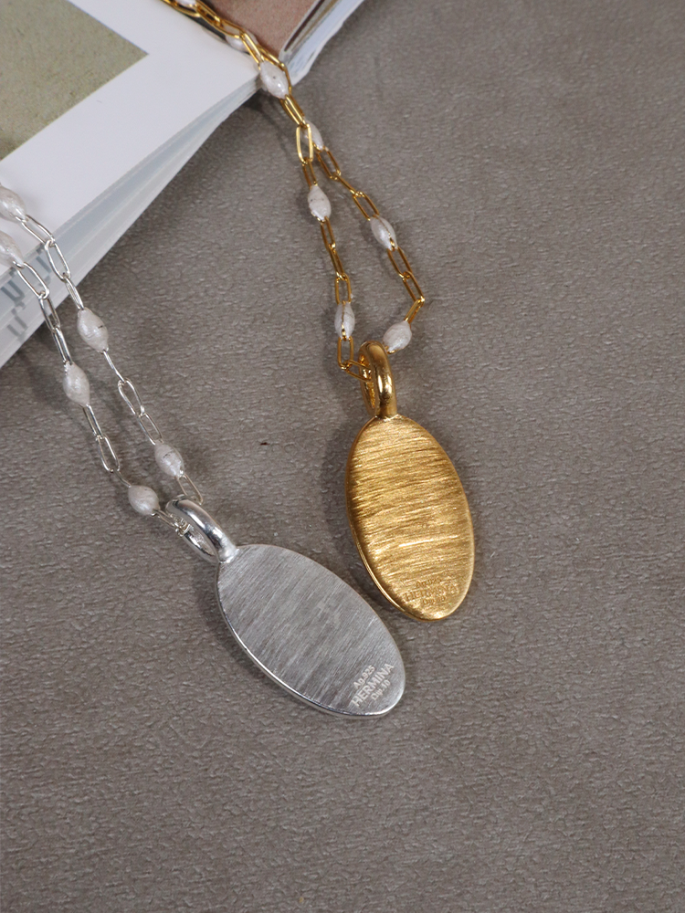 HERMINA ATHENS ヘルミーナアセン LEO OVAL コイン ネックレス HERMINA ATHENS ヘルミーナアセン LEO OVAL コイン チャーム