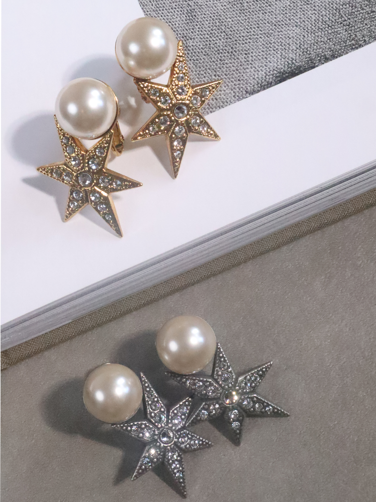 ADER.bijoux アデルビジュー  STAR pearl ピアス/イヤリング