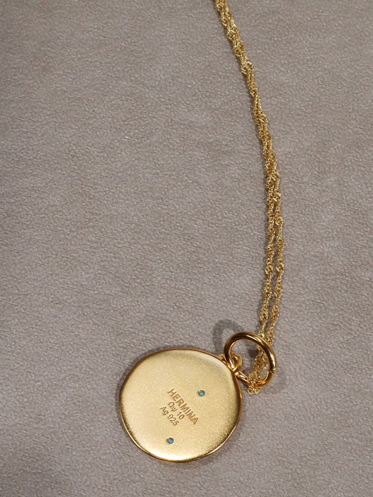 HERMINA ATHENS ヘルミーナアセン LUNAチャーム コイン HERMINA ATHENS ヘルミーナアセン LUNAチャーム コイン