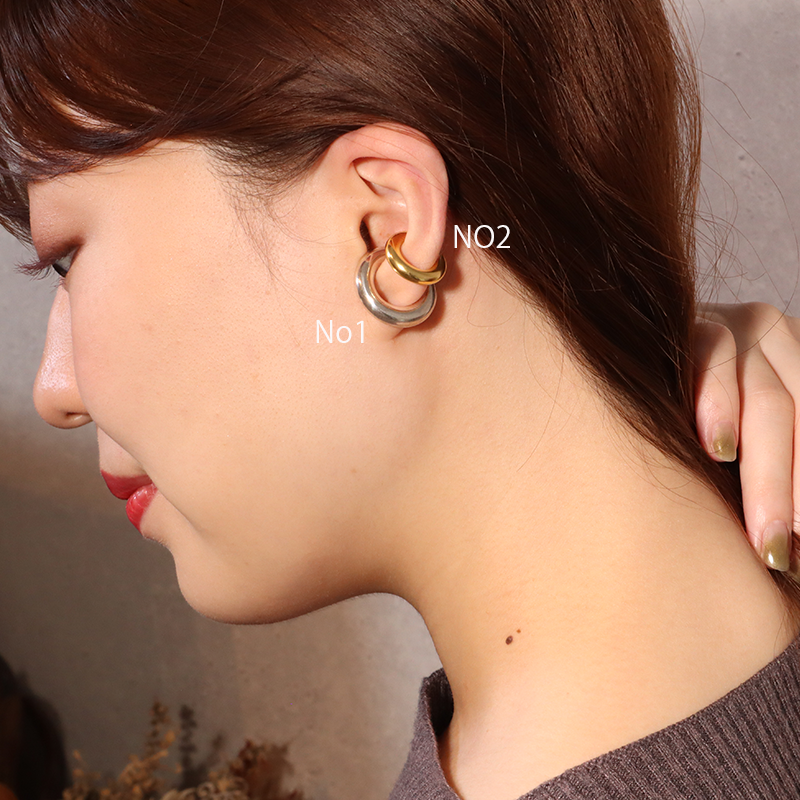 SASKIA DIEZ サスキアディツ NO1 イヤーカフ GOLD / SILVER SASKIA DIEZ サスキアディツ NO1 イヤーカフ GOLD / SILVER