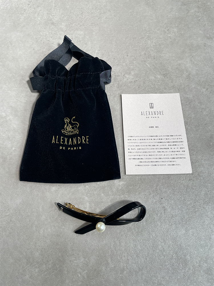 ALEXANDRE DE PARIS アレクサンドル ドゥ パリ リボンバレッタ ALEXANDRE DE PARIS アレクサンドル ドゥ パリ リボンバレッタ