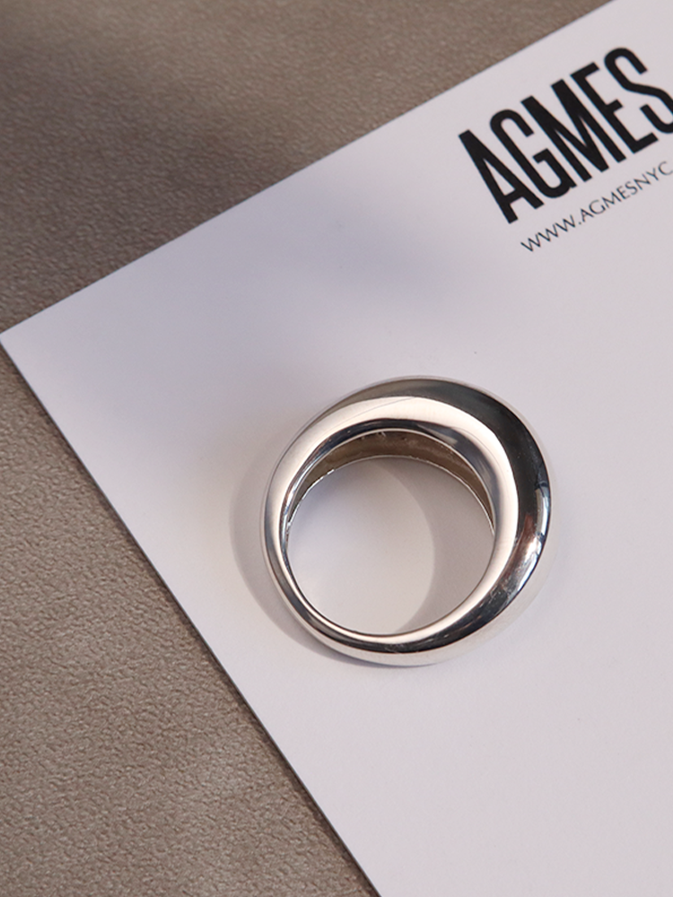 【AGMES アグメス】Domed リング シルバー AGMES アグメス Domed リング シルバー – CALIDA